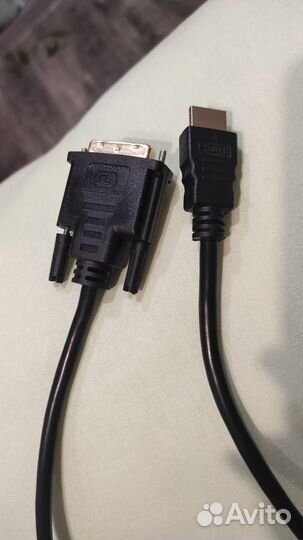 Видеокабель hdmi - DVI-D