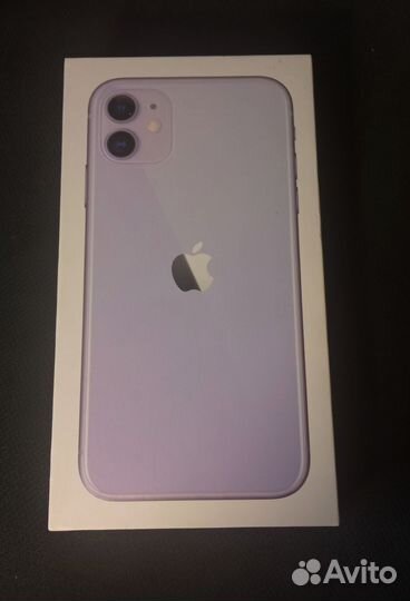 Коробка от iPhone 11 purple 64 GB