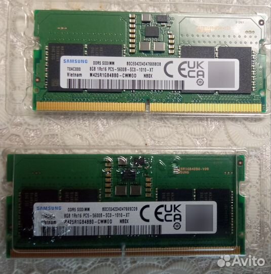 Оперативная память Samsung DDR5 5600B 8 Gb