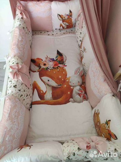 Бортики в детскую кроватку