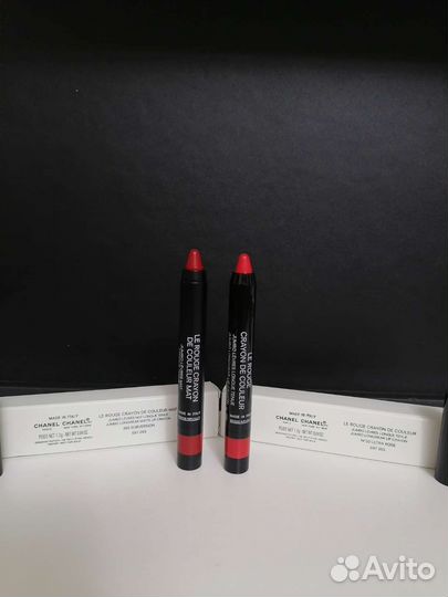 Стойкие помады-карандаш Chanel, тона 255, 265