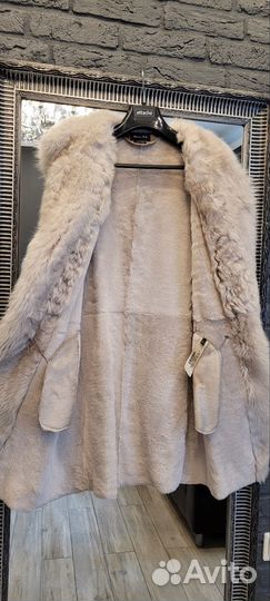 Дубленка натуральная женская Massimo dutti