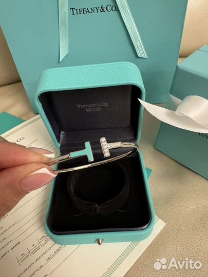 Браслет Tiffany Co Wire с бирюзой