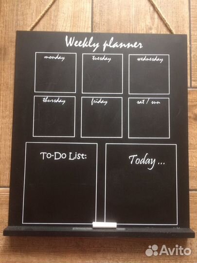 Доска для записей мелом