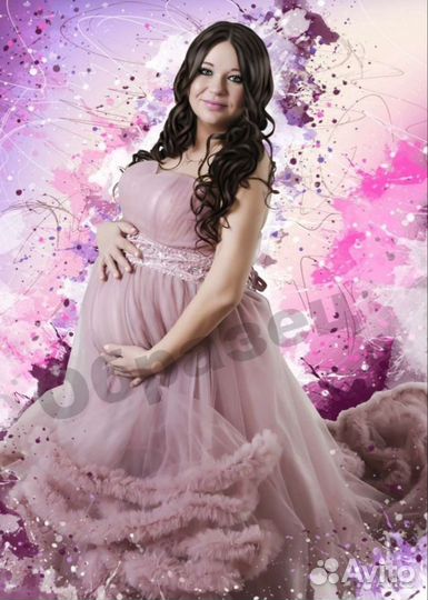 Портрет по фото на заказ в подарок.Печать нахолсте