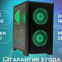 Игровой компьютер (Пк) Ryzen 5500/RTX3050/16GB