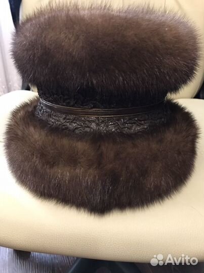 Шапка норковая женская