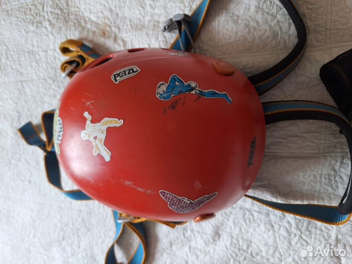 Каска petzl детская, обвязка Singin Rock скальники