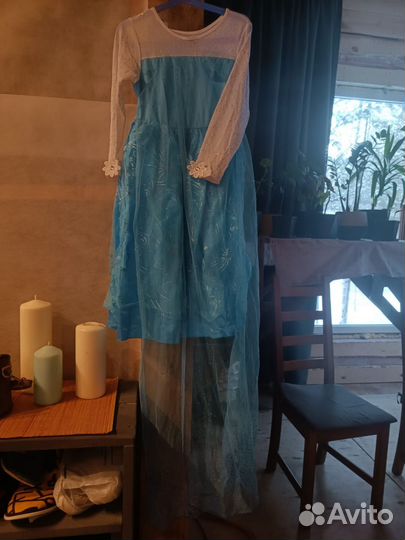 Новогодний наряд Эльза фея для девочки