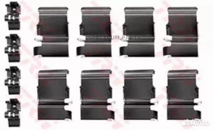 TRW PFK374 Комплект монтажный дискового тормоза за