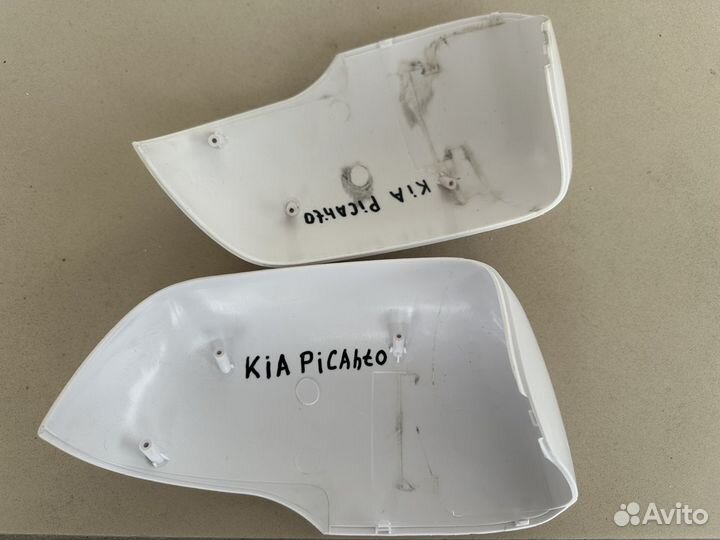 Пара накладок зеркал Kia Picanto