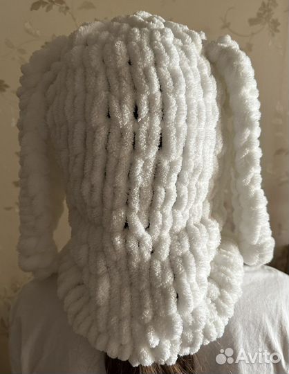 Балаклава с ушками зайца