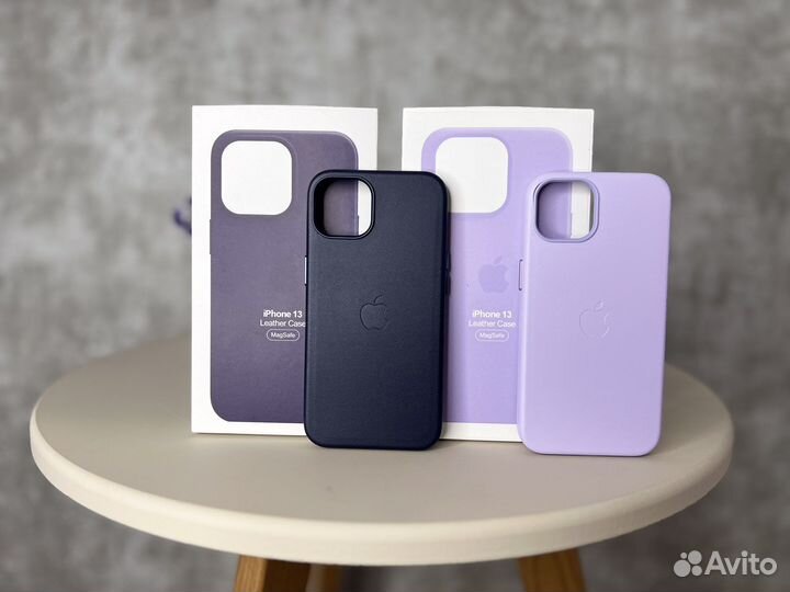 Чехол Кожа iPhone 13,14/13 Pro Mag Safe Анимация