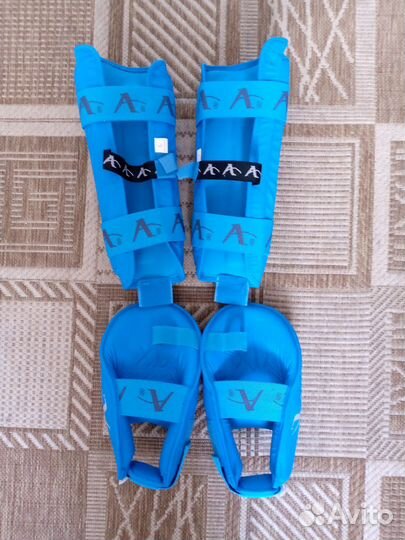 Защита голени и стопы для каратэ L