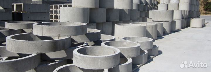 Кольца жби, крышки, днища, люки - с доставкой