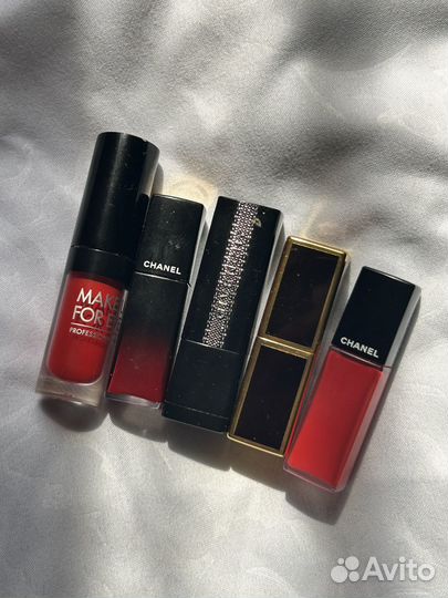 Помады миниатюры Chanel, Tom Ford, mufe, Givenchy