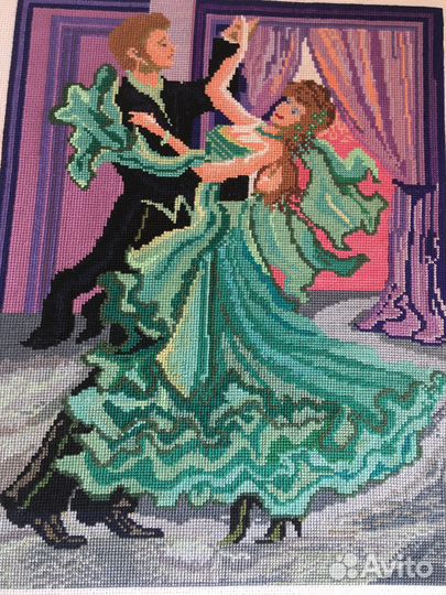 Картина вышитая крестом