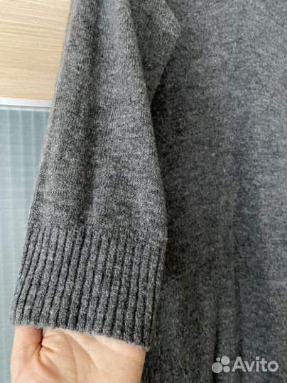 Серое трикотажное платье Amber&Vanilla Италия 48