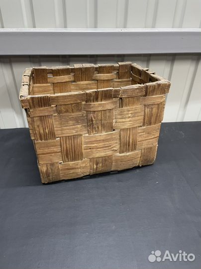 Короб старинный плетюха корзина