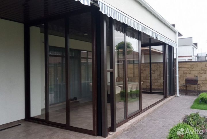 Окна алюминиевые / полное остекление