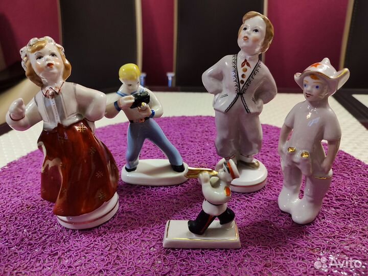 Фаянсовая статуэтки СССР