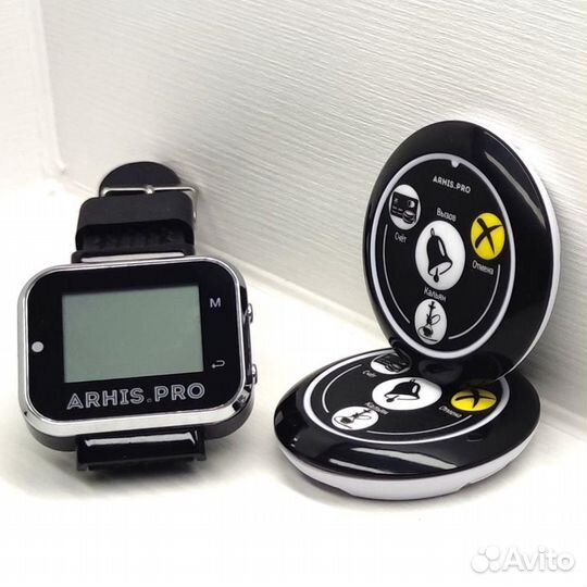 Кнопка вызова кальянщика, официанта с часами