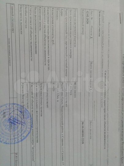 Участок 12 сот. (ИЖС)