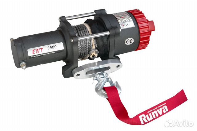 Лебёдка электрическая 12V Runva 3500A lbs 1588кг