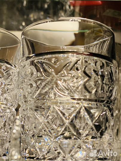 Набор для виски из хрусталя 7 предметов