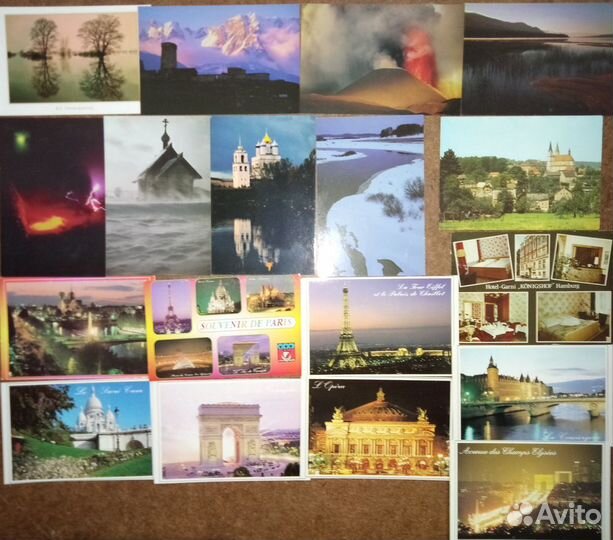 Репринт наших открыток и иностранные