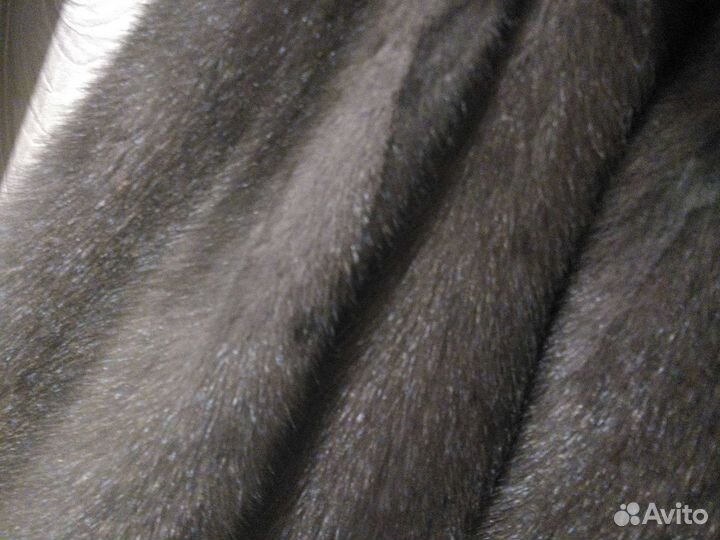 Шуба норковая с капюшоном 46 48
