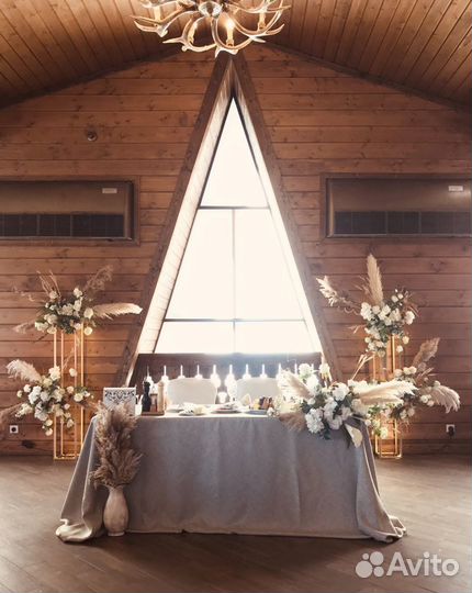 Декор свадьбы, свадебное оформление зала