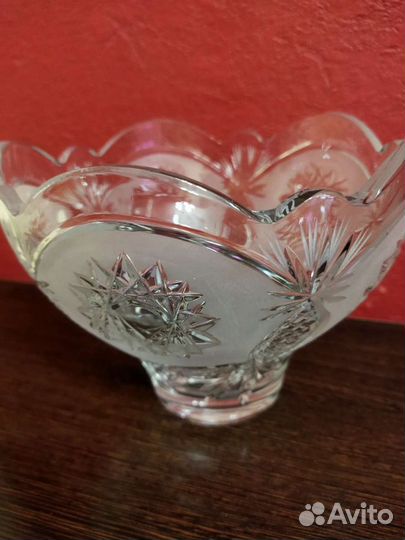 Хрустальная Ваза для фруктов/Конфетница