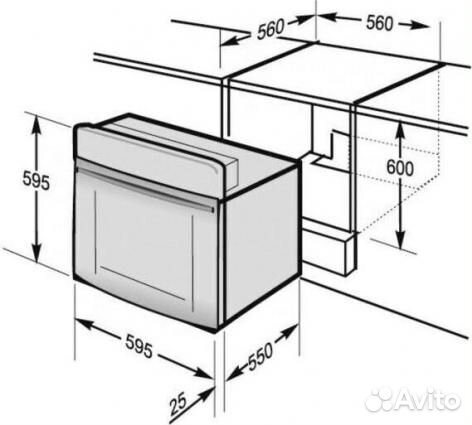 Электрический духовой шкаф Hansa boei 64590014