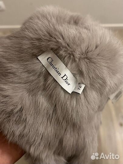 Шапка ушанка детская Christian Dior 2 года