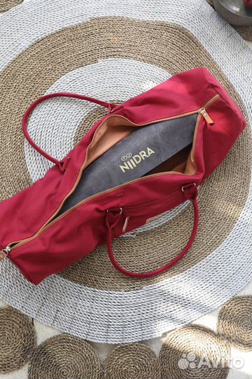 Сумка для коврика для йоги алая