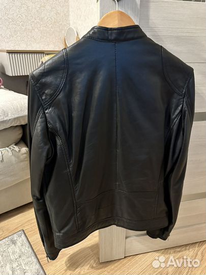 Кожаная куртка мужская