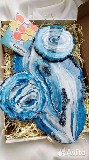 Подарочный набор из эпоксидной смолы