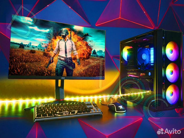 Мощный игровой пк Ryzen 9 5950X / RTX 4070 Super