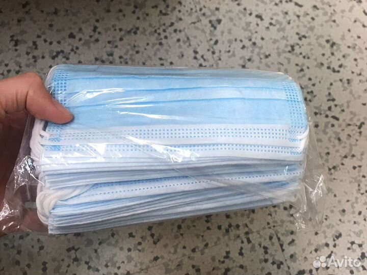 Маски медицинские одноразовые