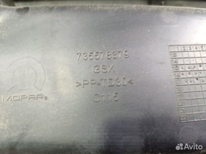 Жабо Jeep Renegade BU ED6 2017