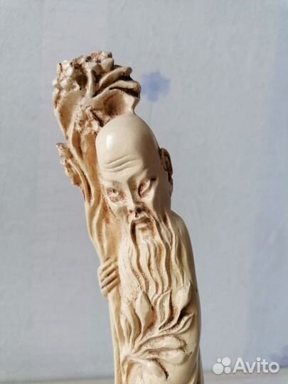 Статуэтка нэцкэ старец СССР