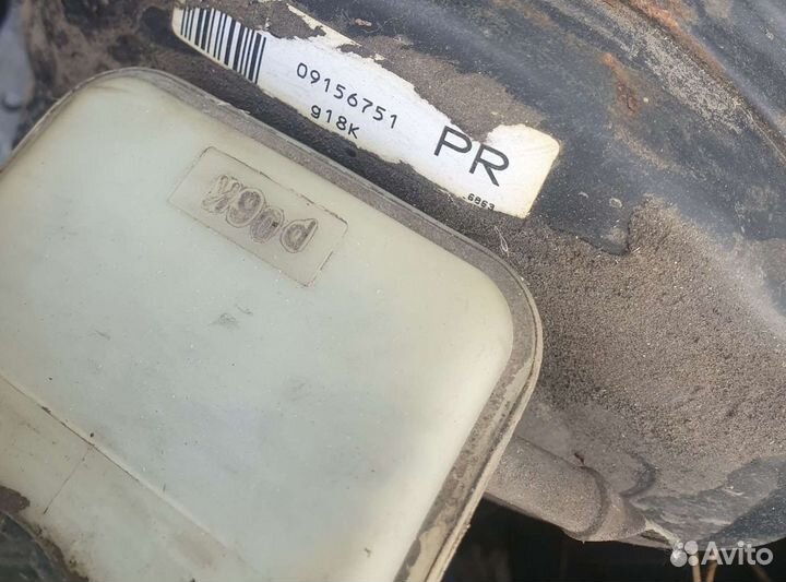 Opel omega b 2.5 вакуумный усилитель с гтц