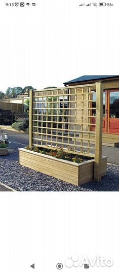 Высокие грядки из дерева