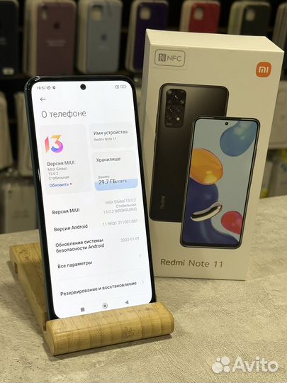 Xiaomi Redmi Note 11 4/128gb Star Blue Как Новый