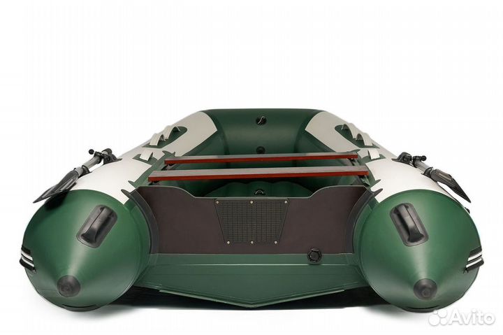 Лодка mishimo lite DF 430 бело-зеленая