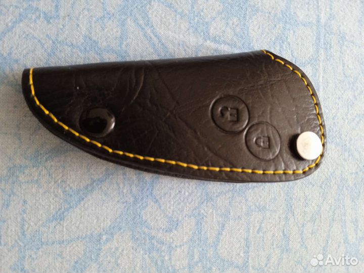 Кожаный новый брелок