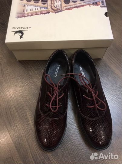 Новые туфли/полуботинки T.Taccardi 40 размер