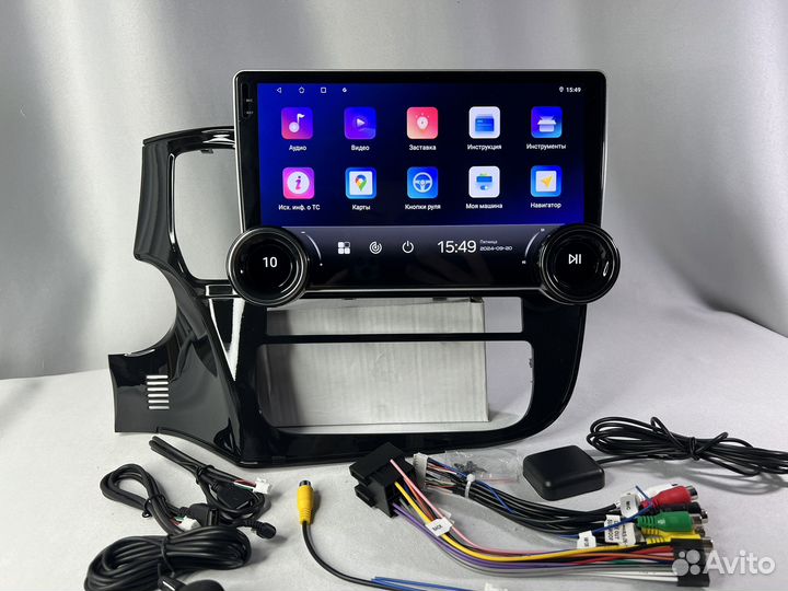 Магнитола android на mitsubishi outlander 3