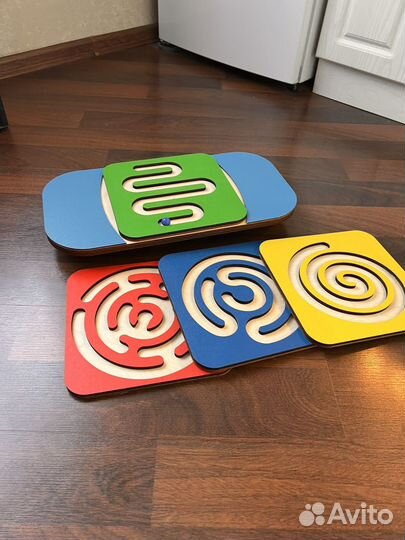 Балансировочная доска, балансборд с лабиринтом